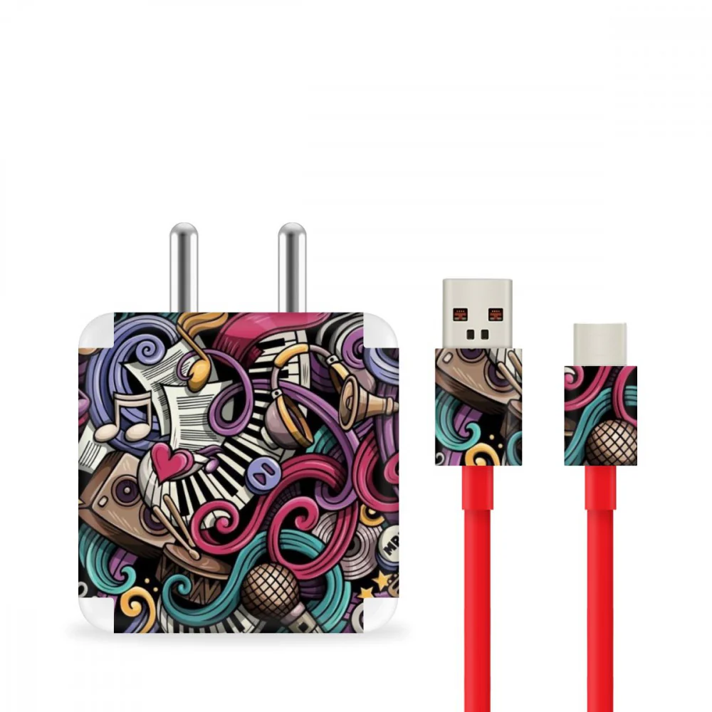 Music Abstract Charger Skin - Image 3
