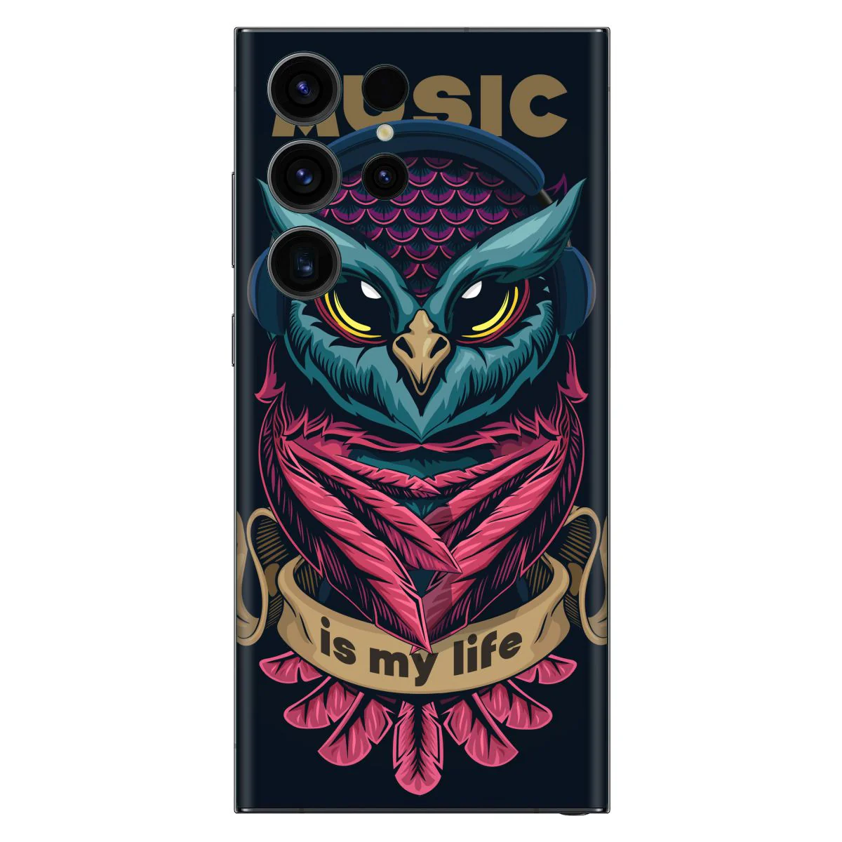Music Owl Mobile Skin