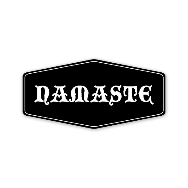 Namaste Car Sticker