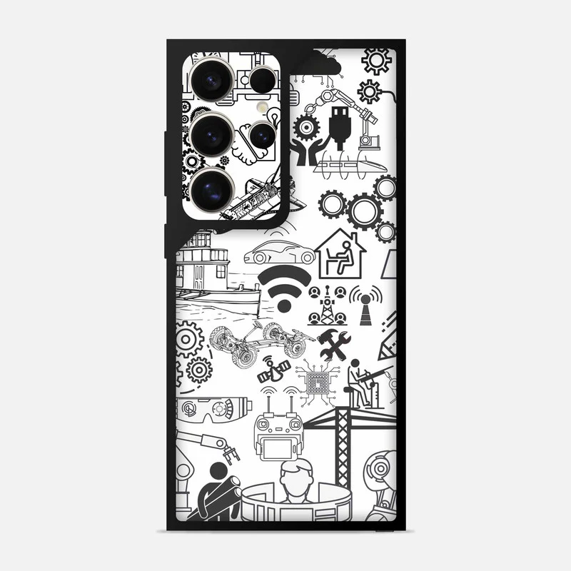 Engineer Abstract Bumper Mobile Cover