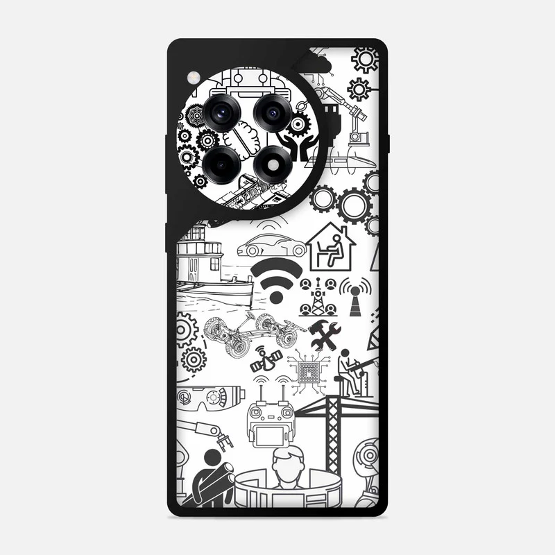 Engineer Abstract Bumper Mobile Cover - Image 2