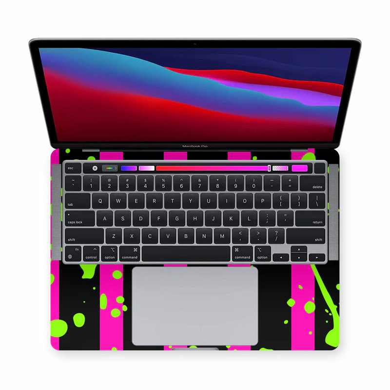 Macbook Neon Patterns Laptop Skins - Image 2