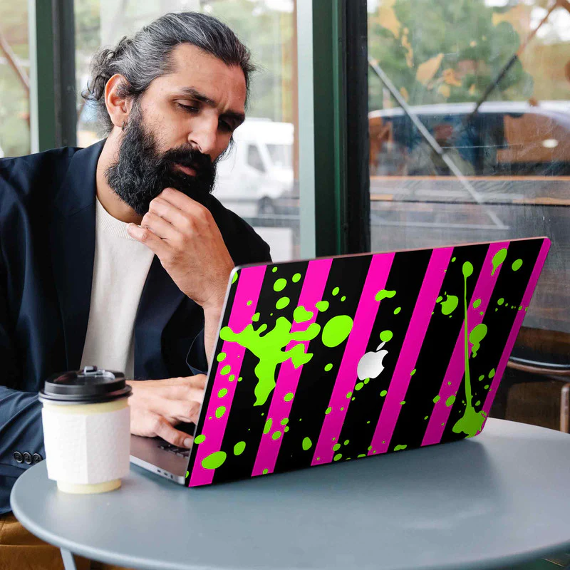Macbook Neon Patterns Laptop Skins - Image 3