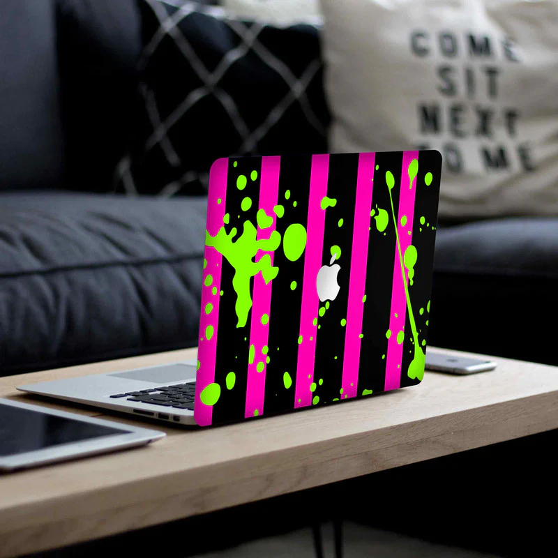 Macbook Neon Patterns Laptop Skins - Image 4