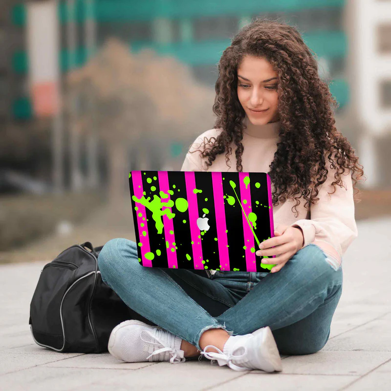 Macbook Neon Patterns Laptop Skins - Image 5