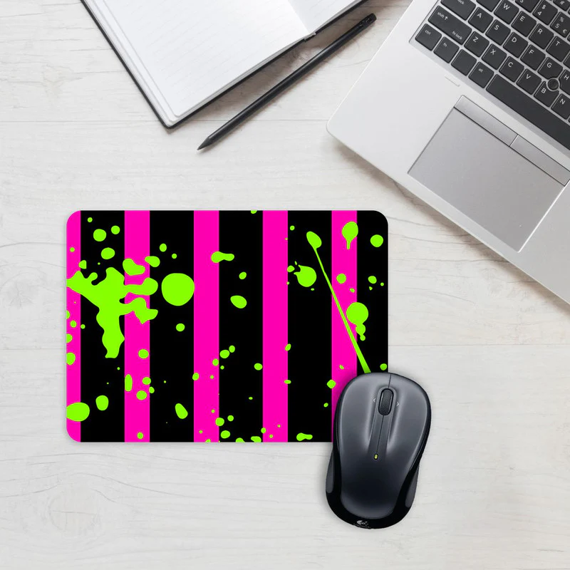 Neon Patterns Mouse Pad - Image 2