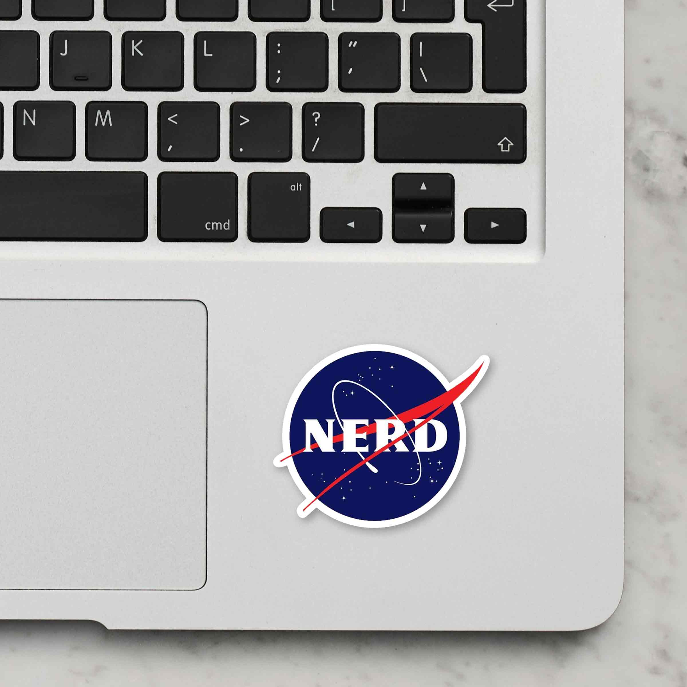 NERD Laptop Sticker - Image 2