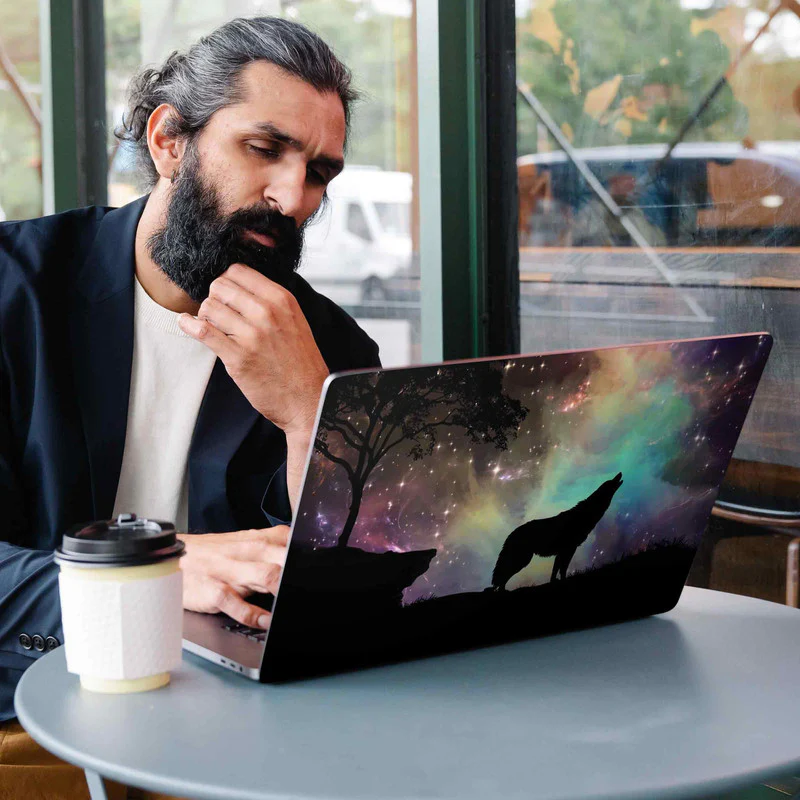 Night Wolf Laptop Skins - Image 2