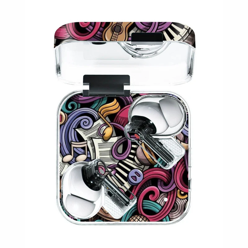 Music Abstract Skin Wrap For Nothing Ear 1