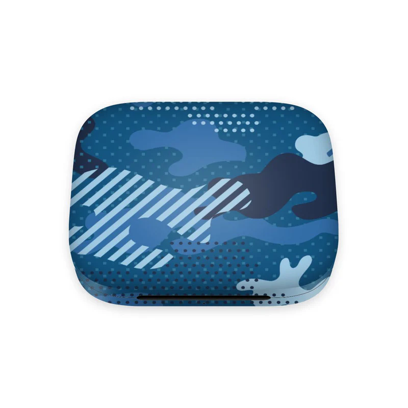OnePlus Buds Pro Military Blue Camo Skins