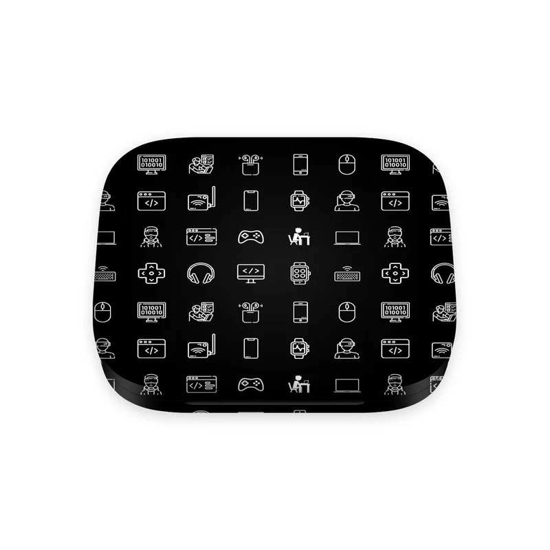 OnePlus Buds Pro Tech Icons Black Skin