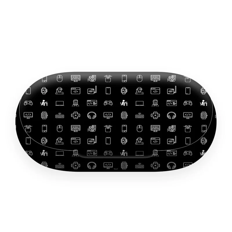 OnePlus Buds Z2 Tech Icons Black