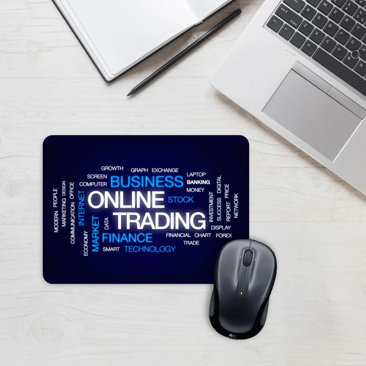 Online Trading Mouse Pad
