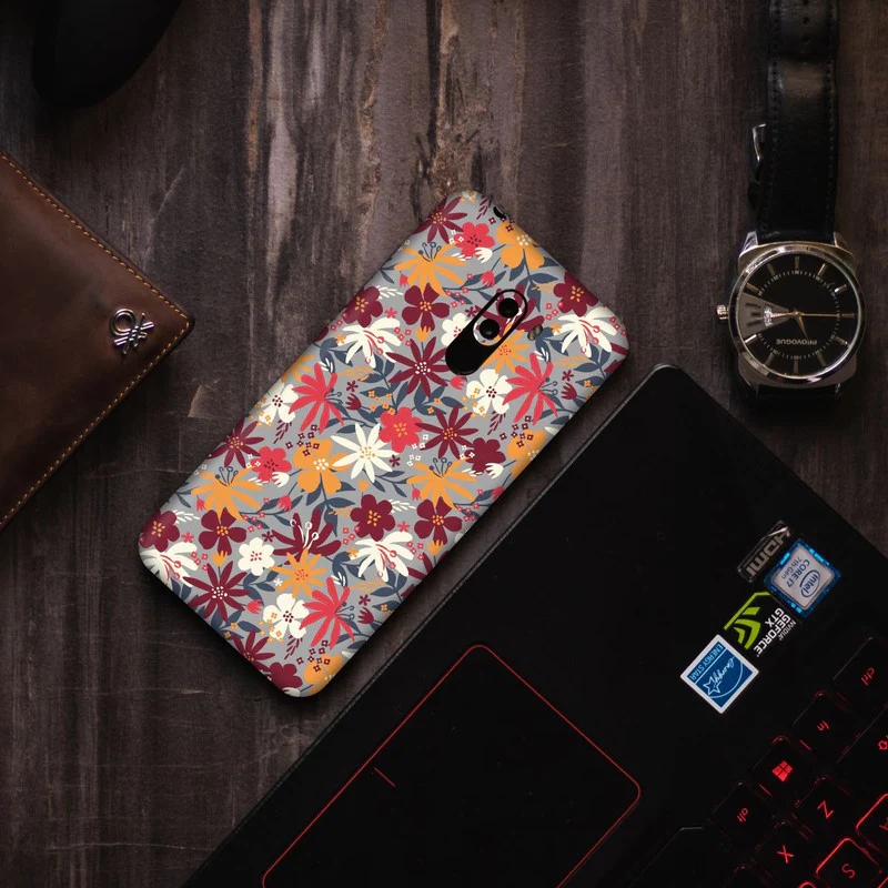 Orange Floral Mobile Wrap