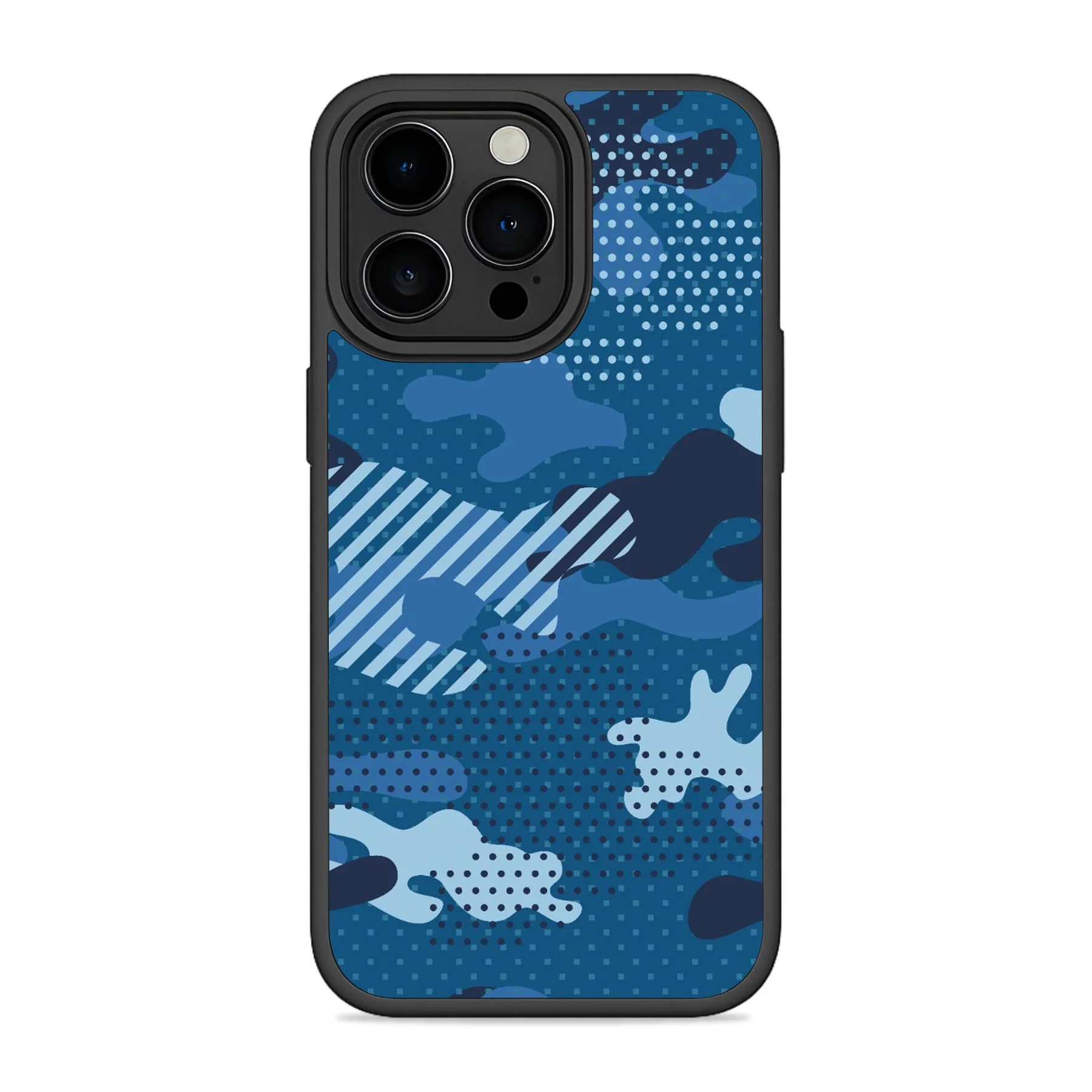 Military Blue Camo Mobile Bumper Cover