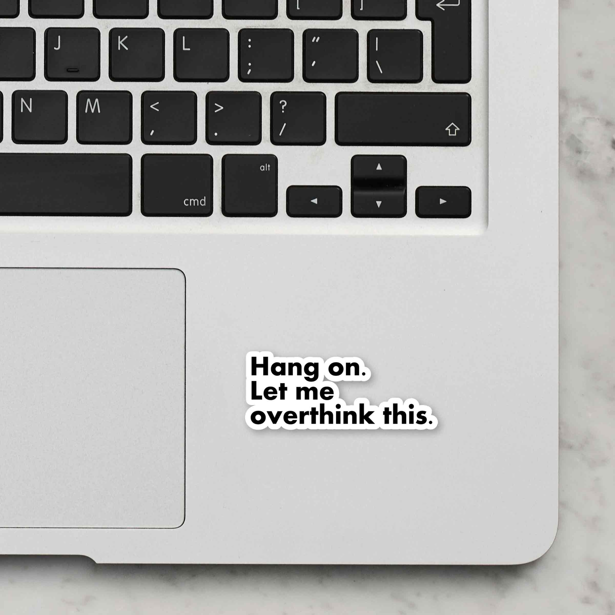 Overthink Laptop Sticker - Image 2