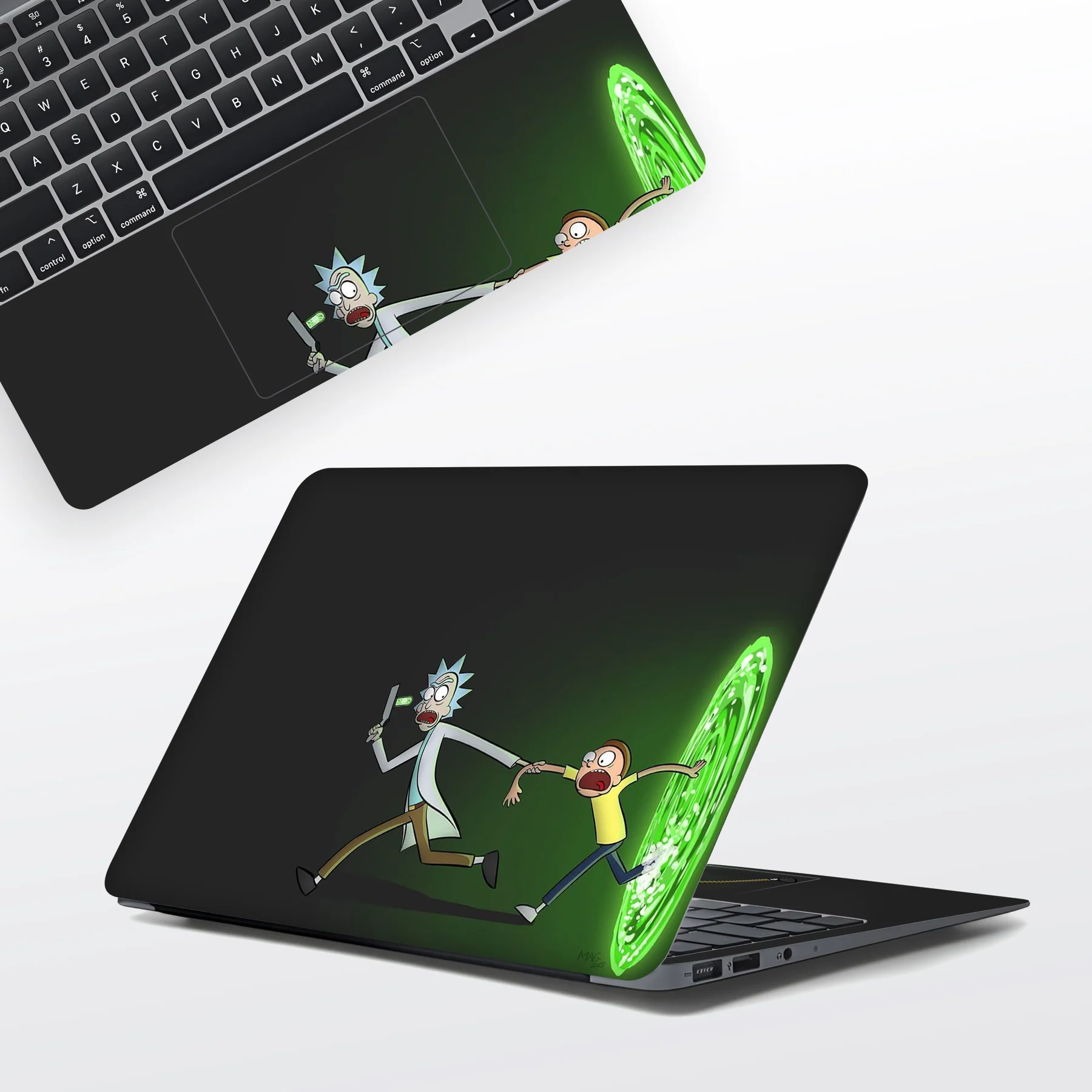 Rick Morty Laptop Skin