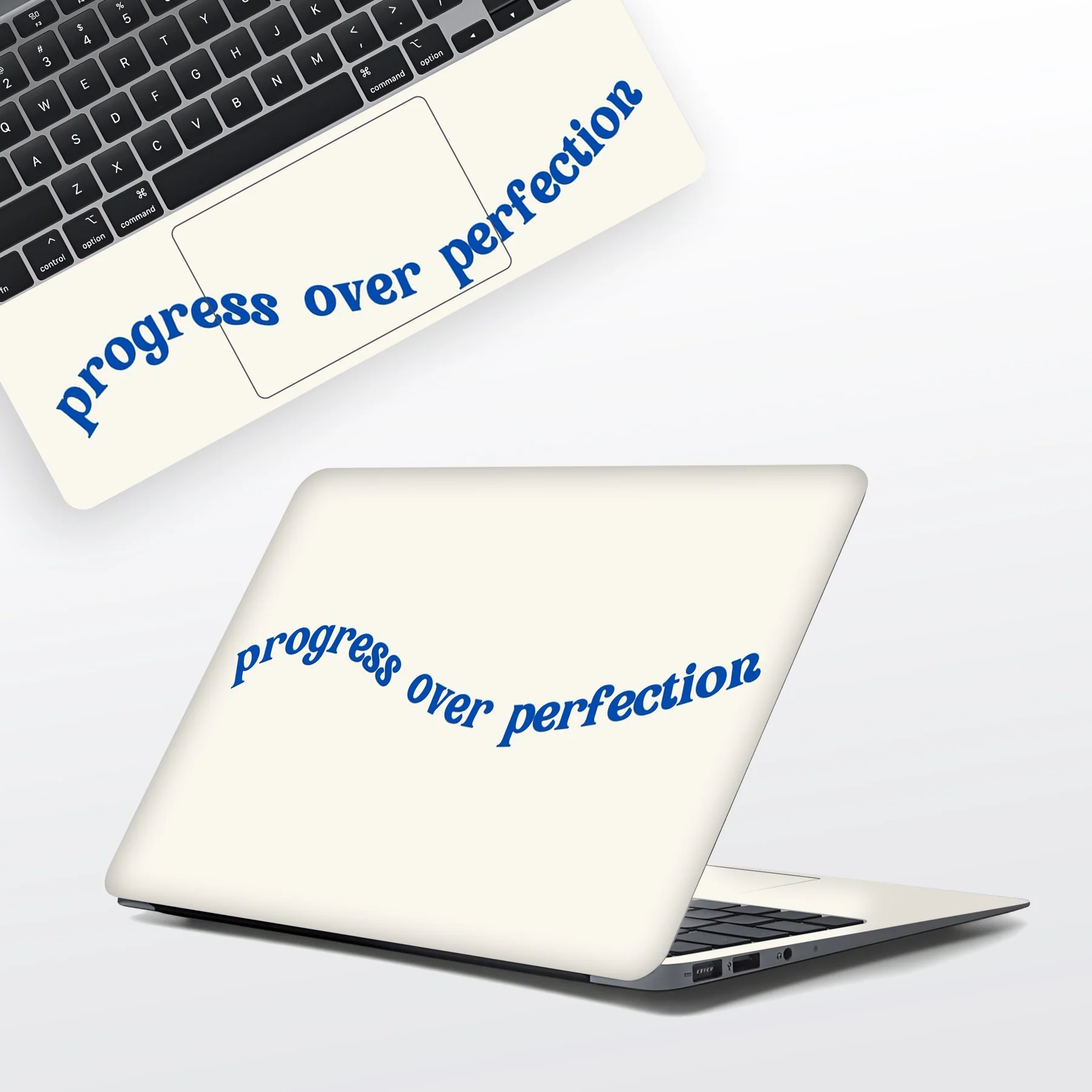 Progress Over Perfection Laptop Skin