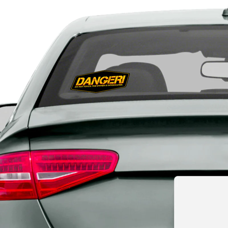 Owner Is Intoxicated Car Sticker - Image 2
