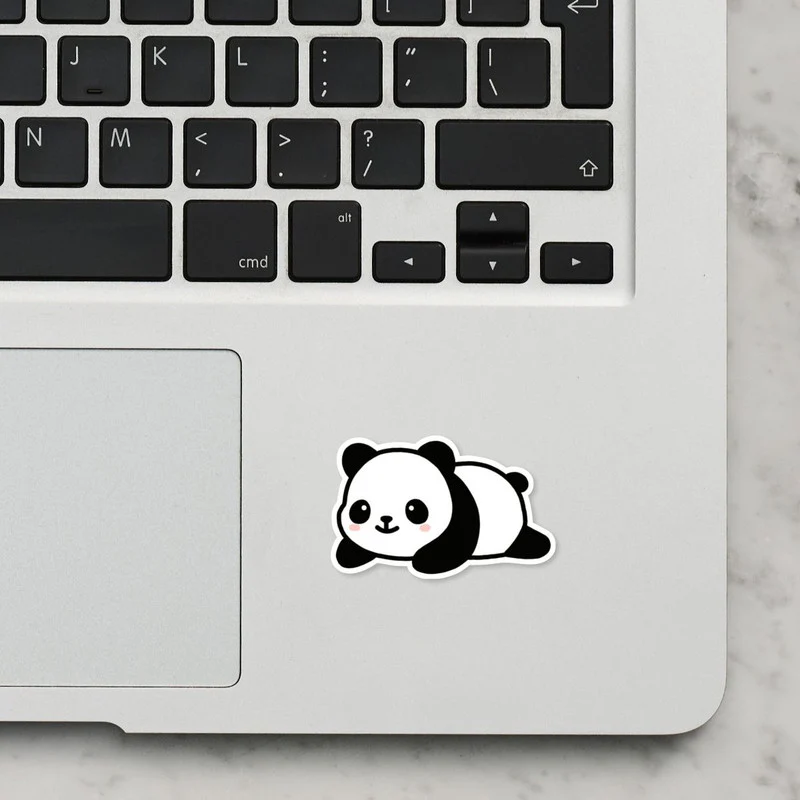 Panda 1 Laptop Sticker - Image 2