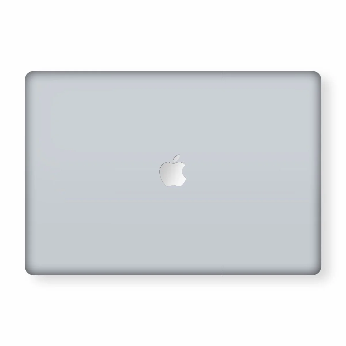 MacBook Pastel Grey Blue Laptop Skins