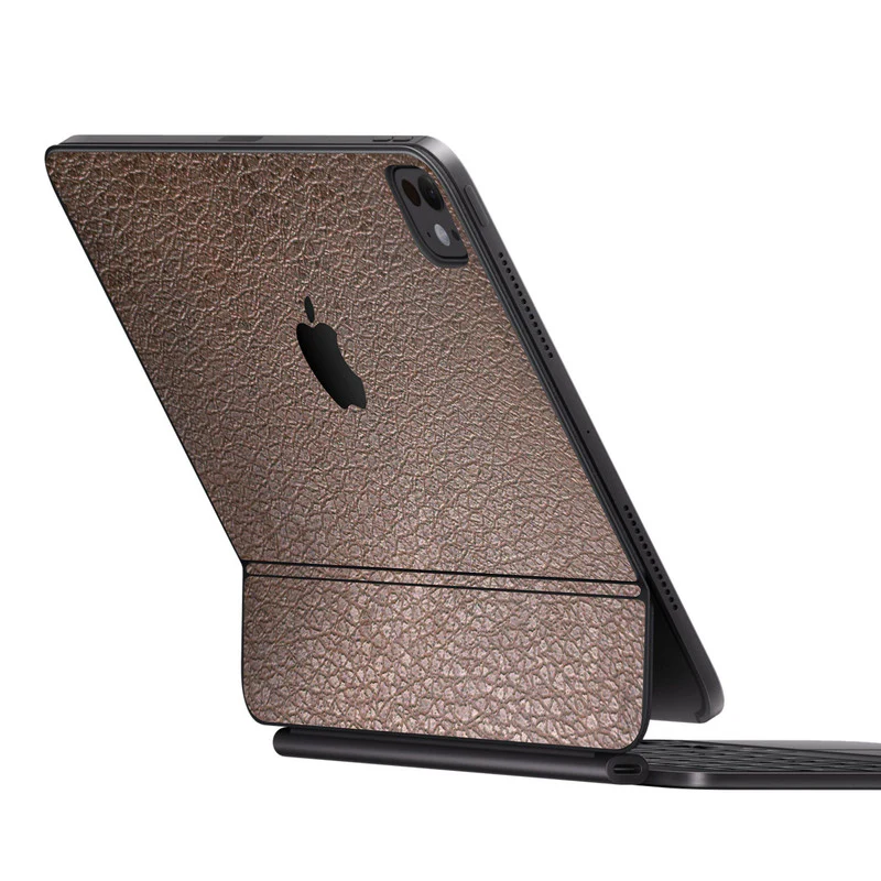 iPad Magic Keyboard Brown Leather Skin