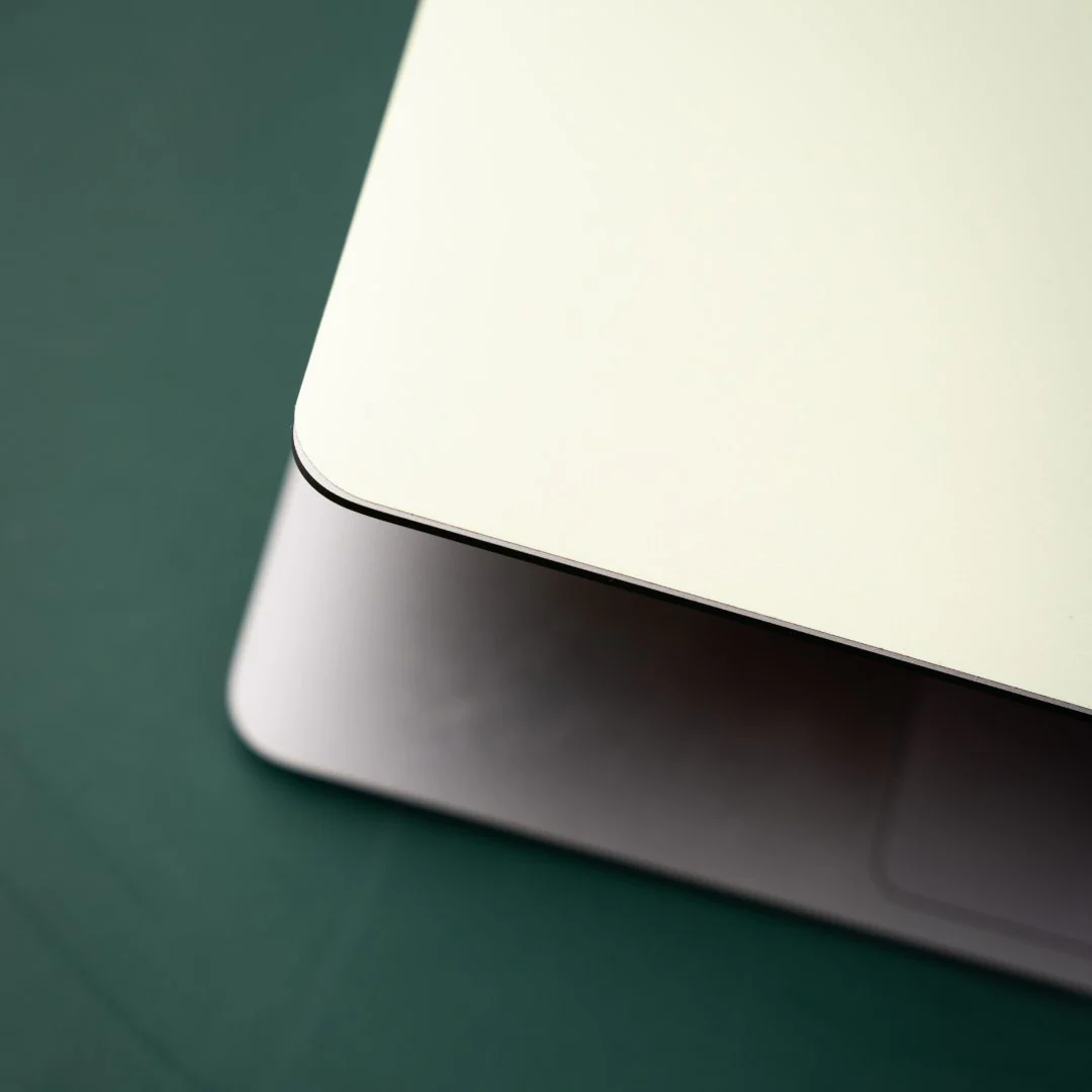 Pastel Pale Leaf Laptop Skin - Image 3