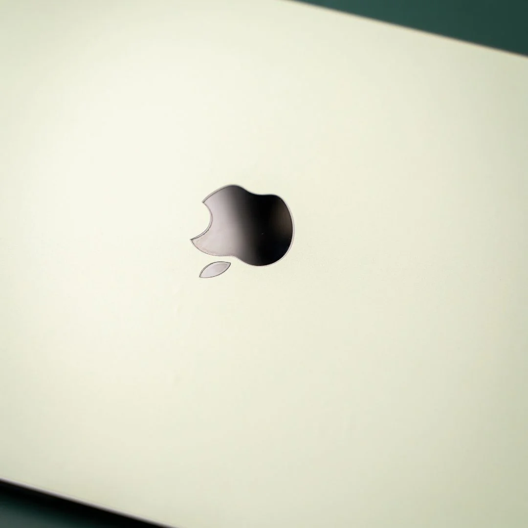 MacBook Pastel Pale Leaf Laptop Skins - Image 4