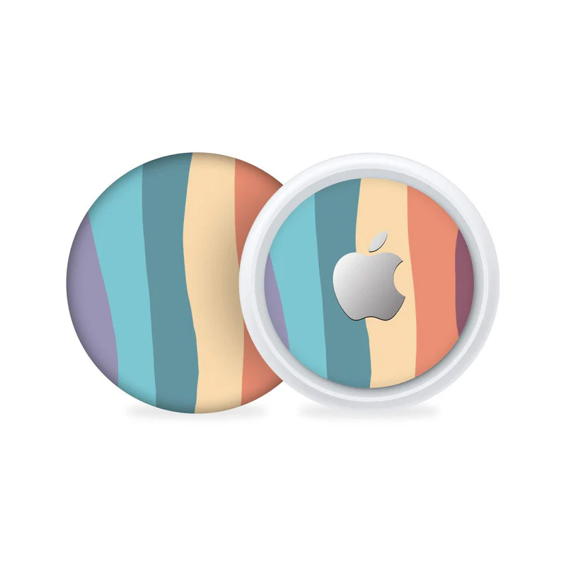 Pastel Peach AirTag Skin