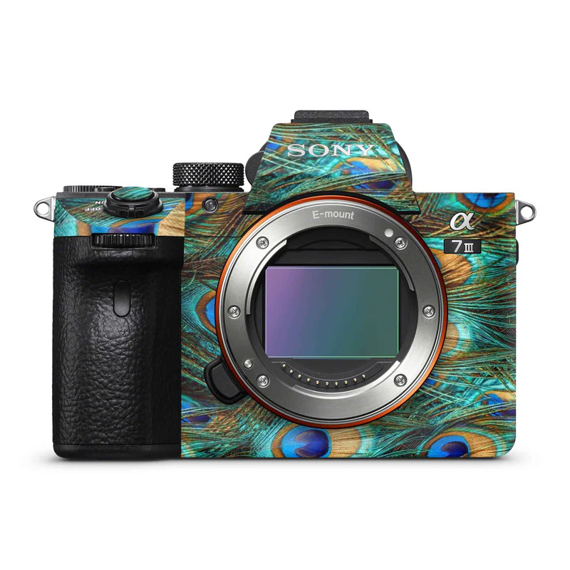 Peacock Feathers Camera Skin