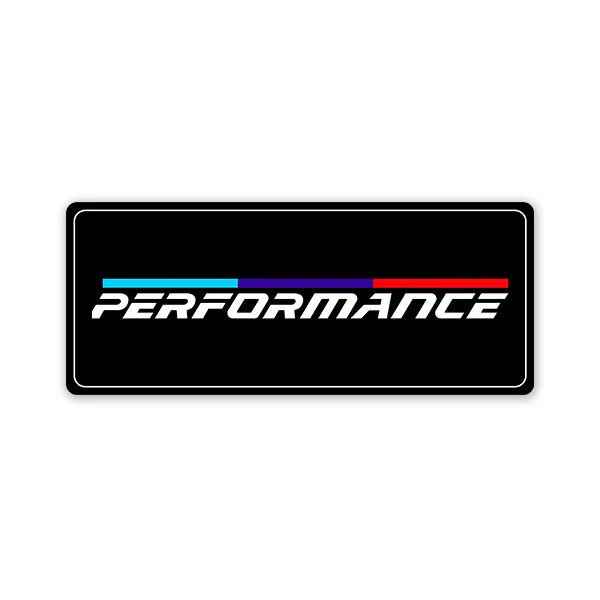 Performance Car Bumper Sticker
