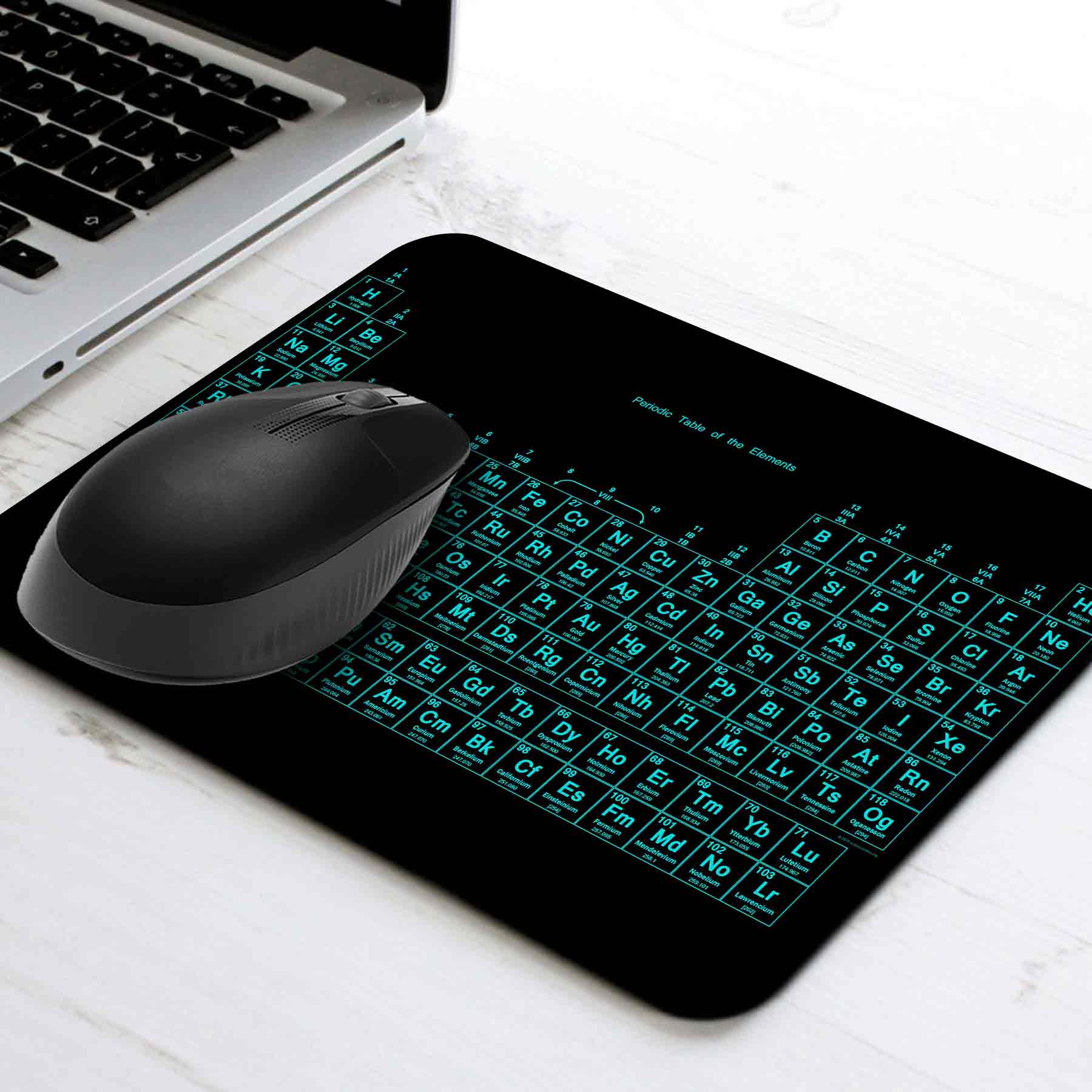 Periodic Table Design Mouse Pad - Image 2