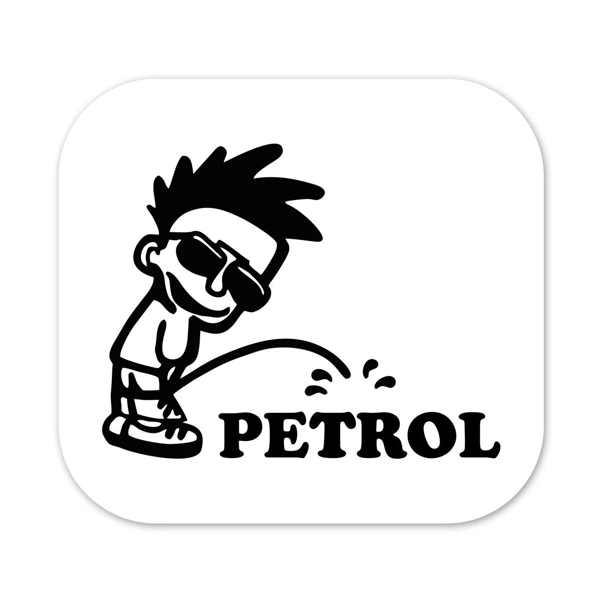 Petrol #9 Square Car Fuel Tank Decal - Image 2
