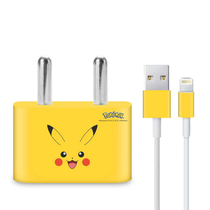 Pikachu Face Charger Skin - Official Pokémon Merch - Image 3