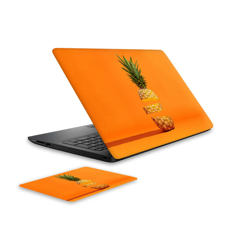 Pineapple Laptop Skin and Mouse Pad Combo