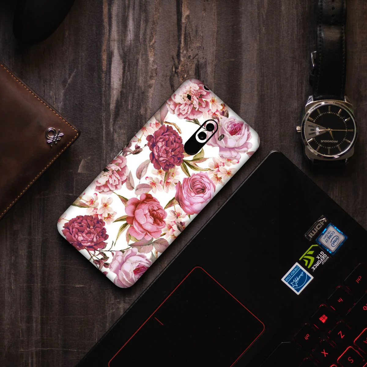Pink Floral 2 Mobile Wrap