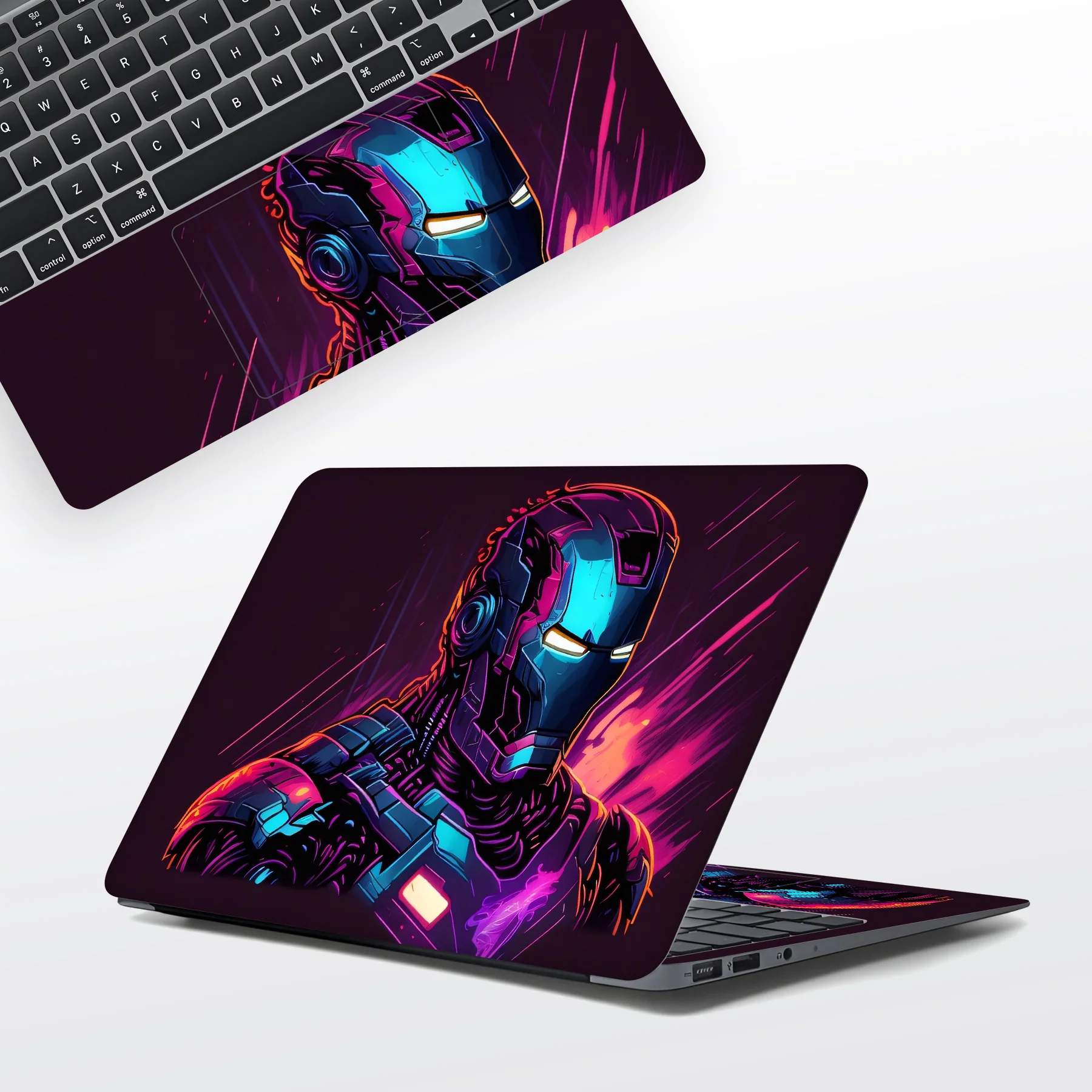 Iron Minimal Laptop Skin