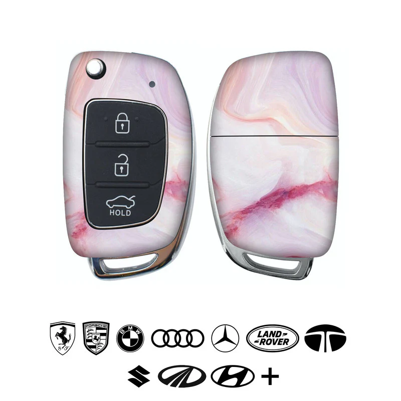 Pink Marble 2 Car Key Skins