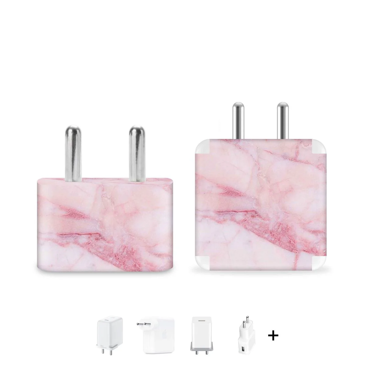 Pink Marble Charger Skin