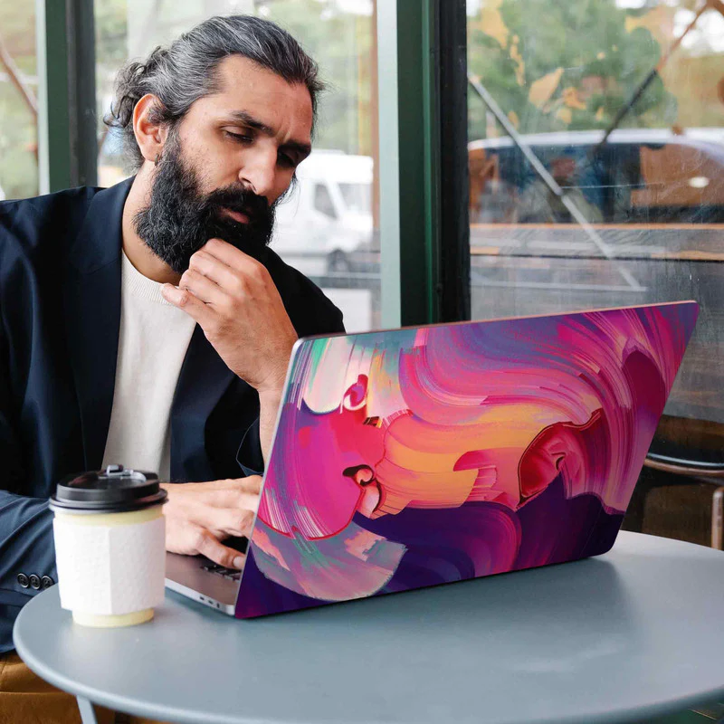 Pink Splash Laptop Skins - Image 2
