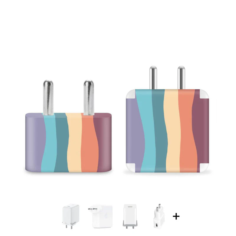 Pastel Peach Charger Skin