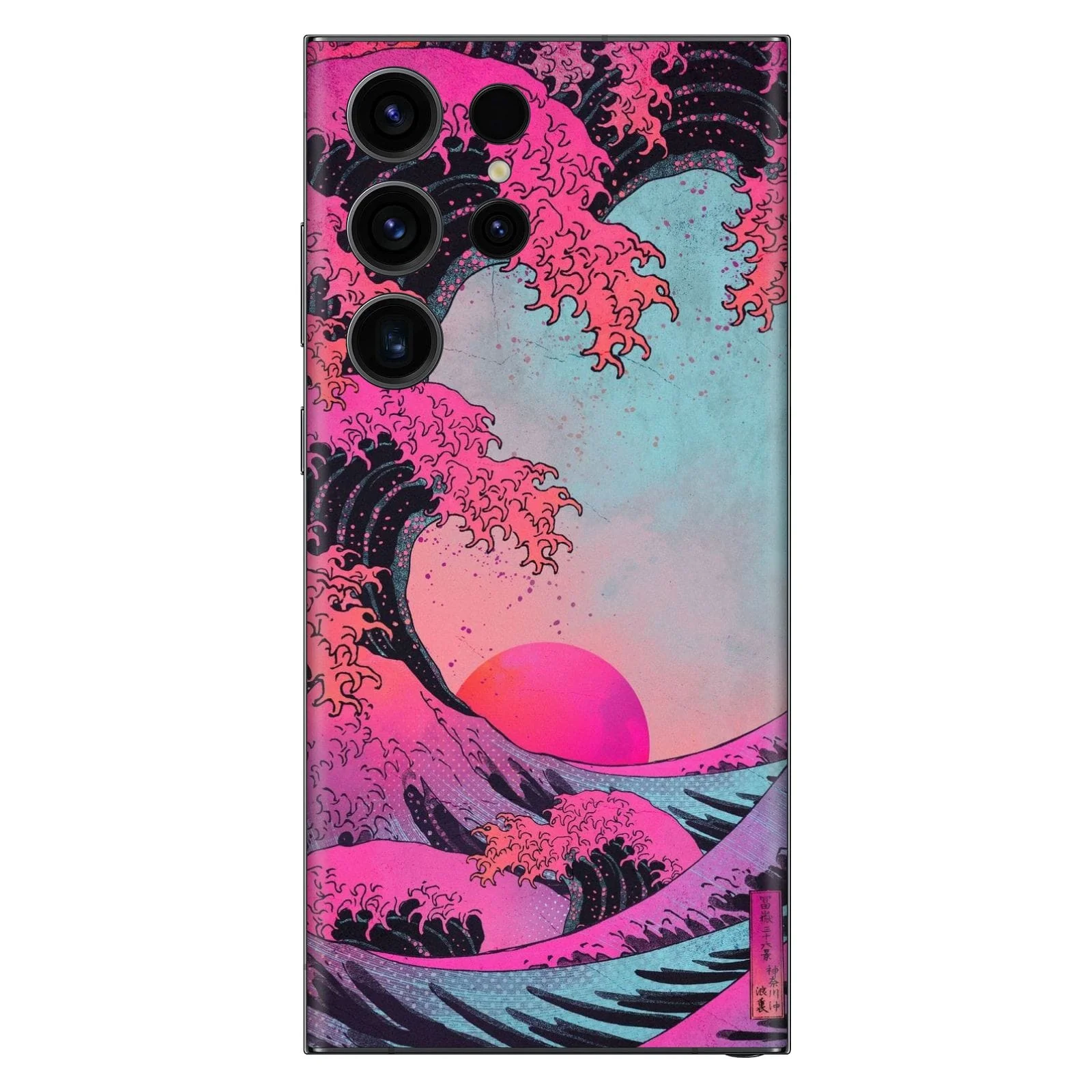 Pink Waves Mobile Skin