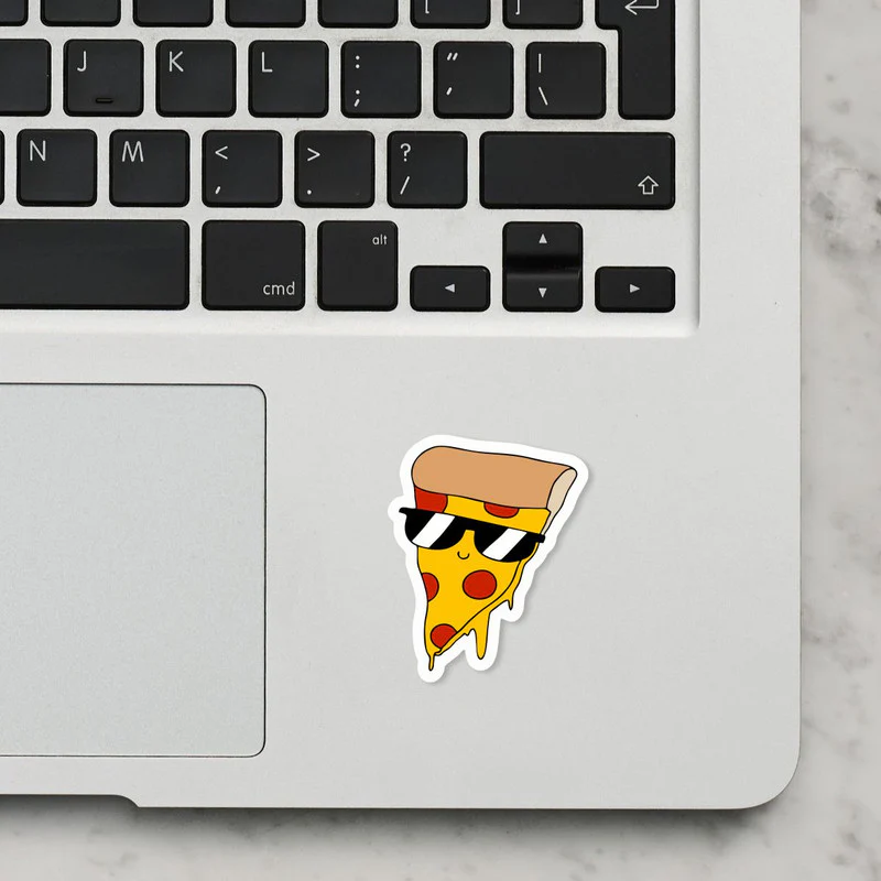 Pizza Laptop Sticker - Image 2