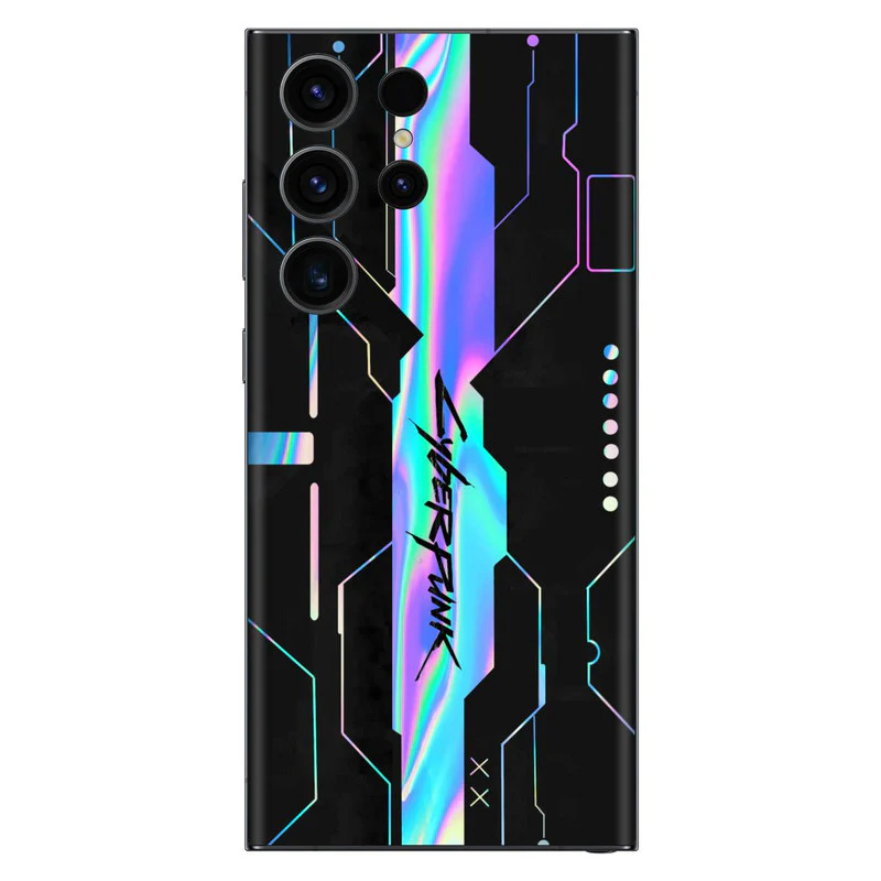 Black Cyber Shiny Mobile Skin