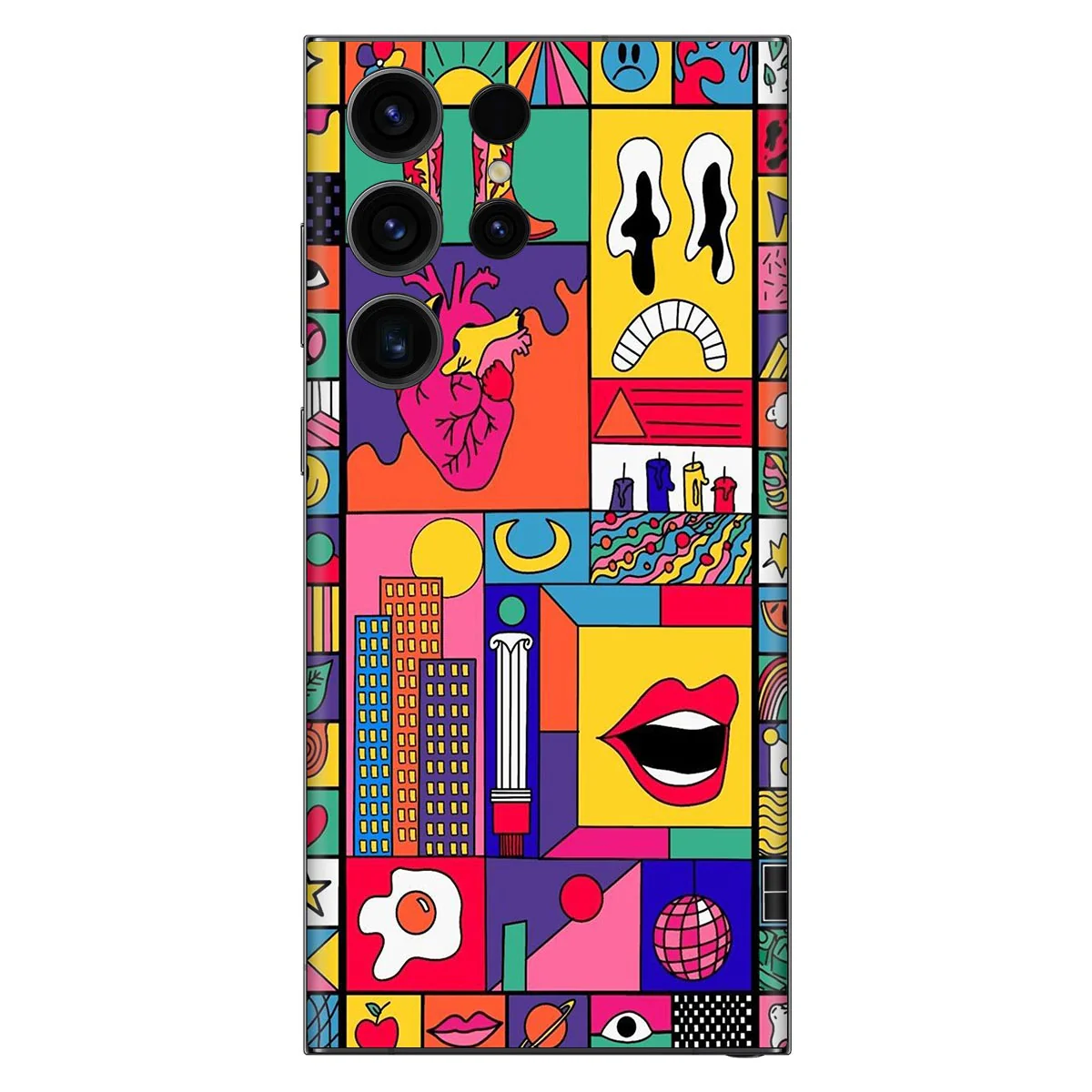 Pop Culture Grid Mobile Skin