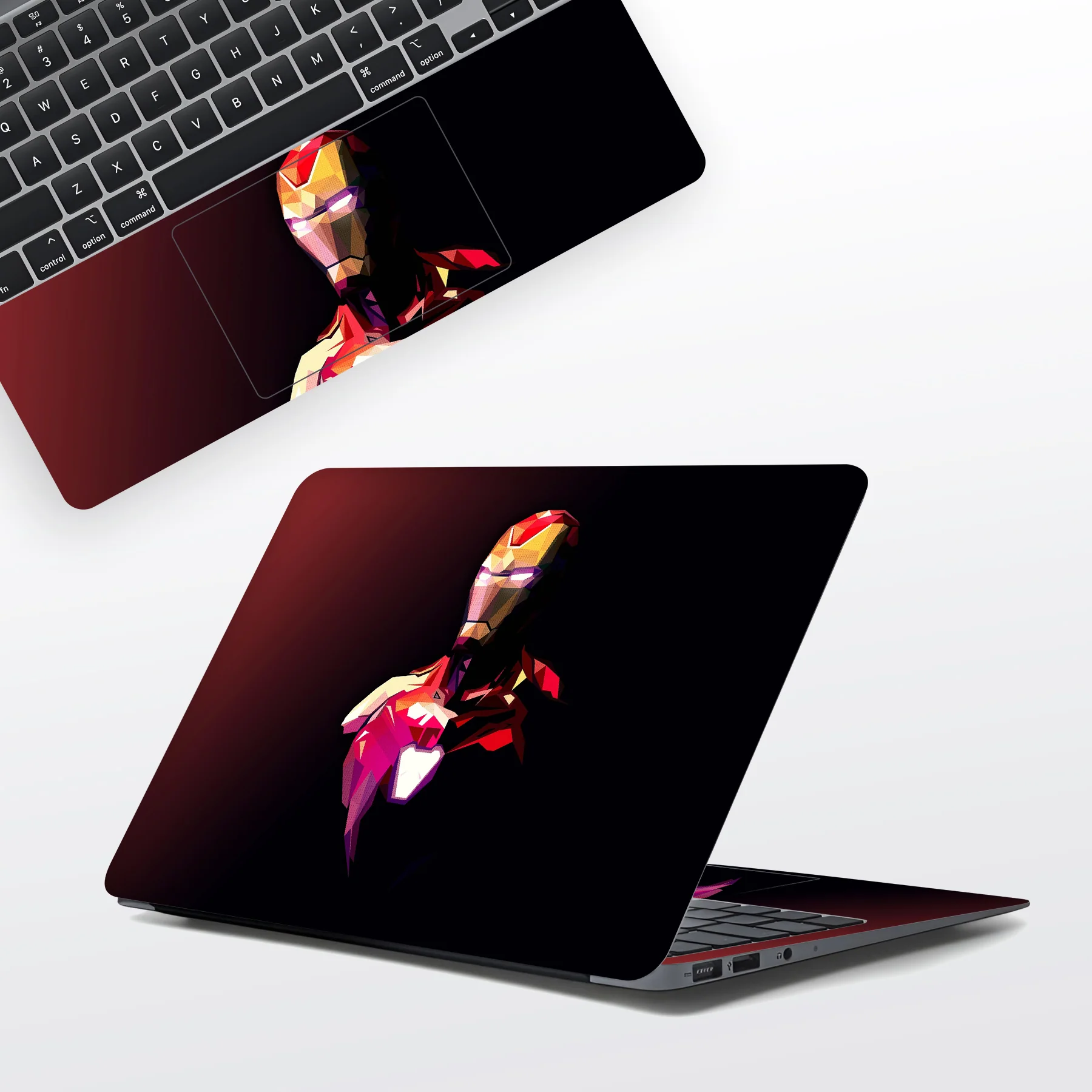 Iron Illustration Laptop Skin
