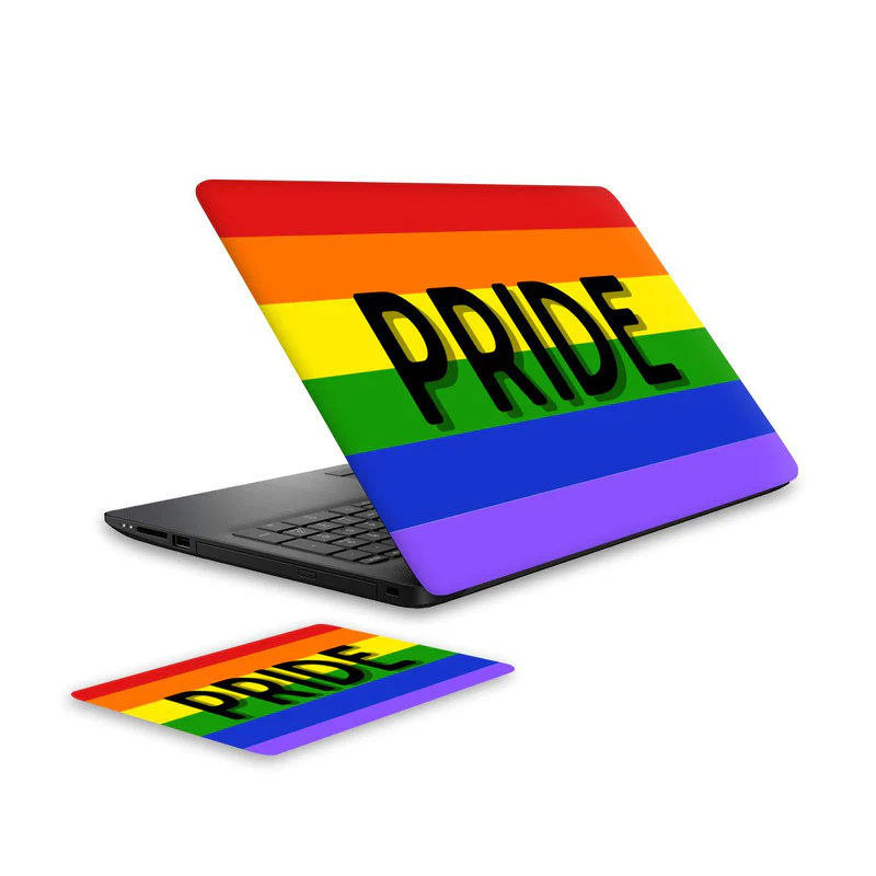 Pride Laptop Skin and Mouse Pad Combo