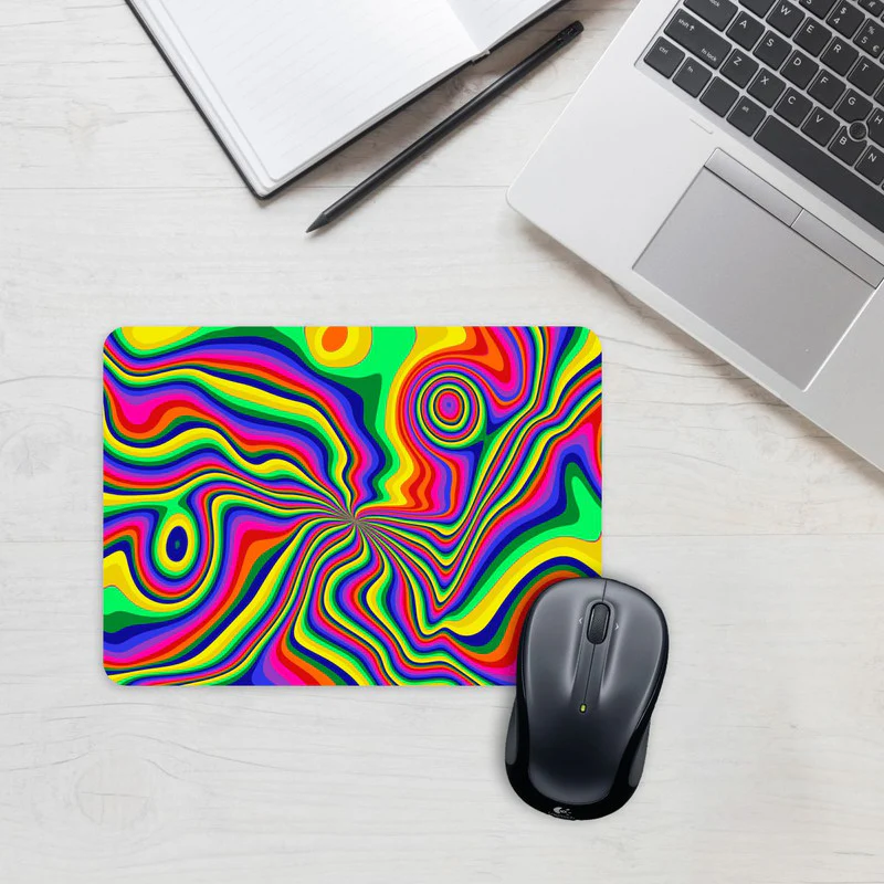 Psychedellic 1 Mouse Pad - Image 2