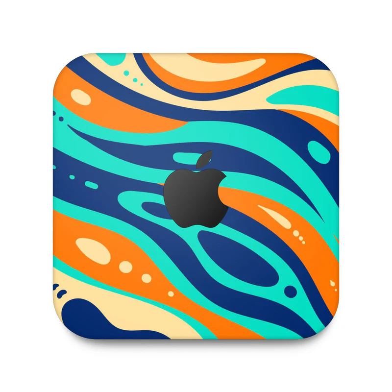 Psychedellic 3 Skin For Apple Mac Mini