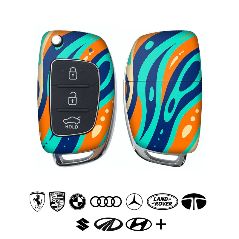 Psychedellic 3 Car Key Skins - Image 3